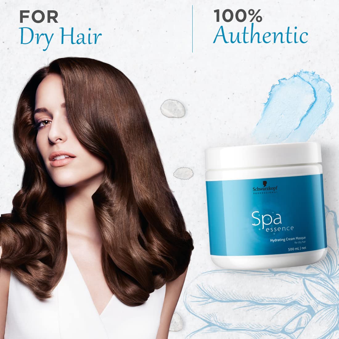 Schwarzkopf Professional Spa Essence Hydrating Masque | For Dry Or Dehydrated Hair | 500 Ml - 3