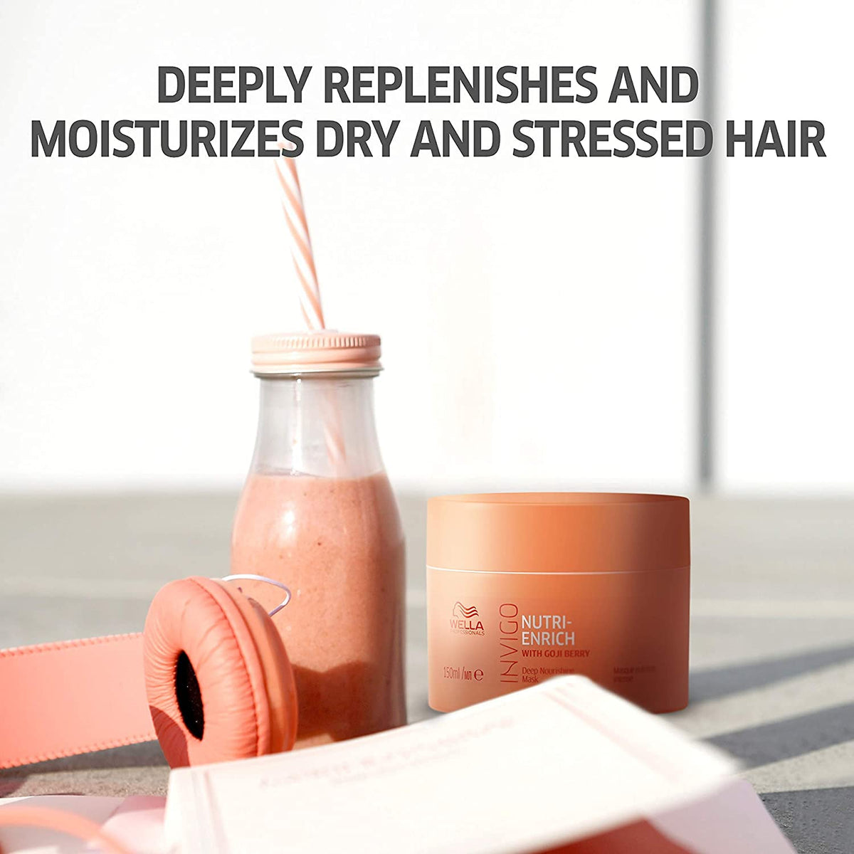 Wella Professionals Invigo Nutri-Enrich Hair Mask | 150 ml | Nourishing, Hydrating Hair Treatment for Dry & Damaged Hair | With Goji Berry Nutrients - 2