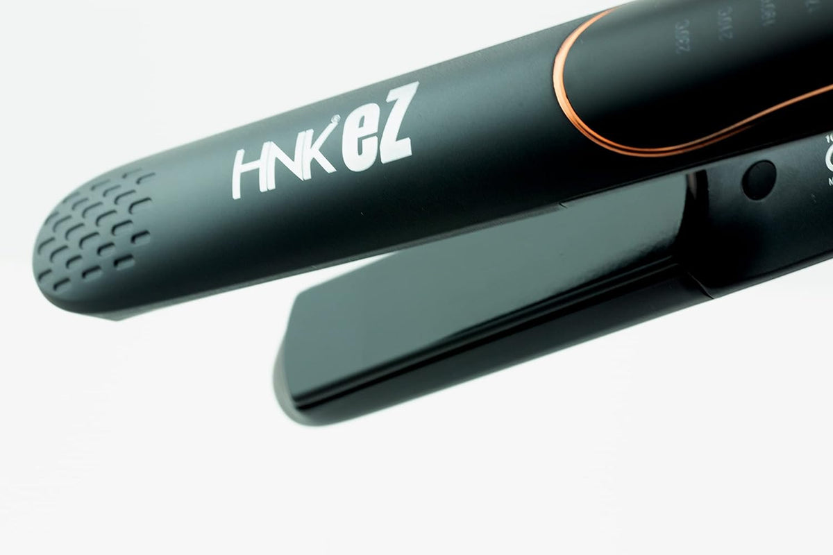 Hnk Hair N Kraft Ez Hair Straightener Black Ceramic Coated Plate - 4