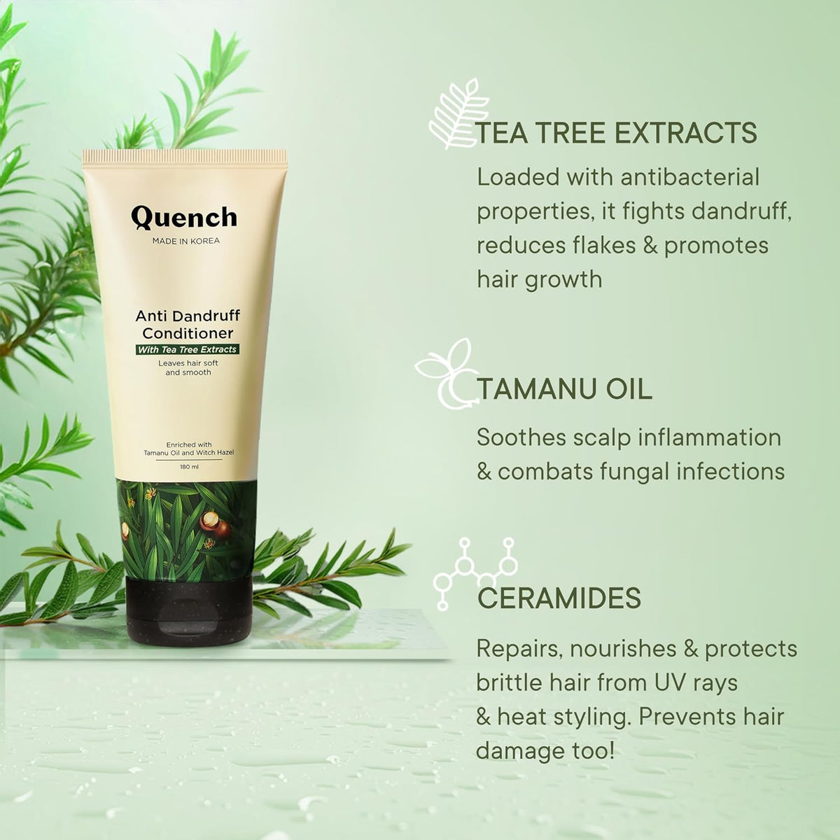 Quench Anti-Dandruff Conditioner - 180ml - 3