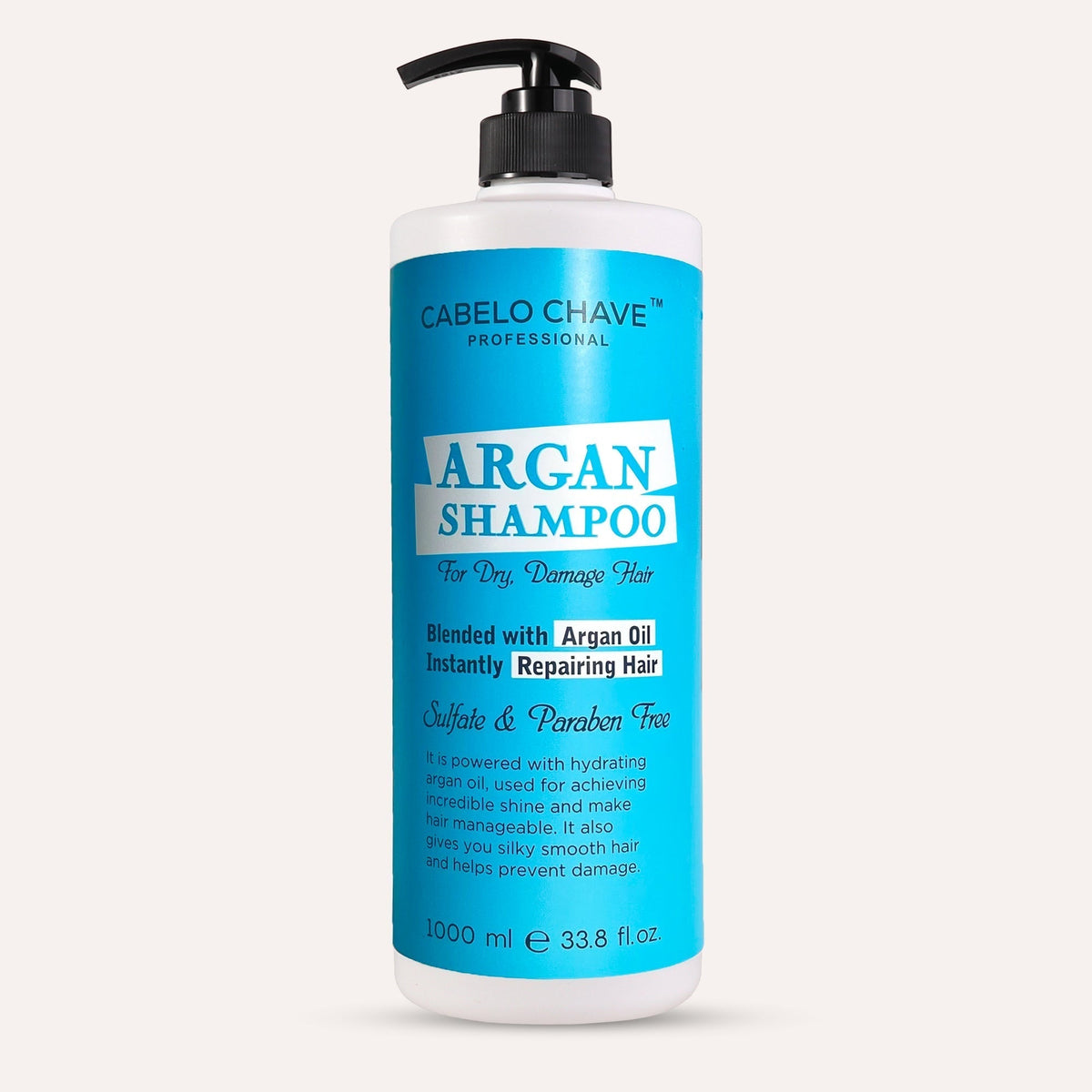 Cabelo Chave Argan Shampoo 300ML - 3