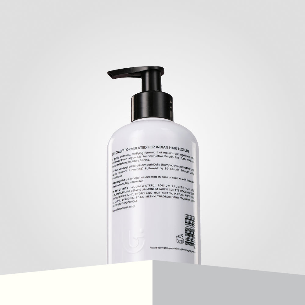 Beauty Garage Keratin Smooth Daily Shampoo – 300ml - 3