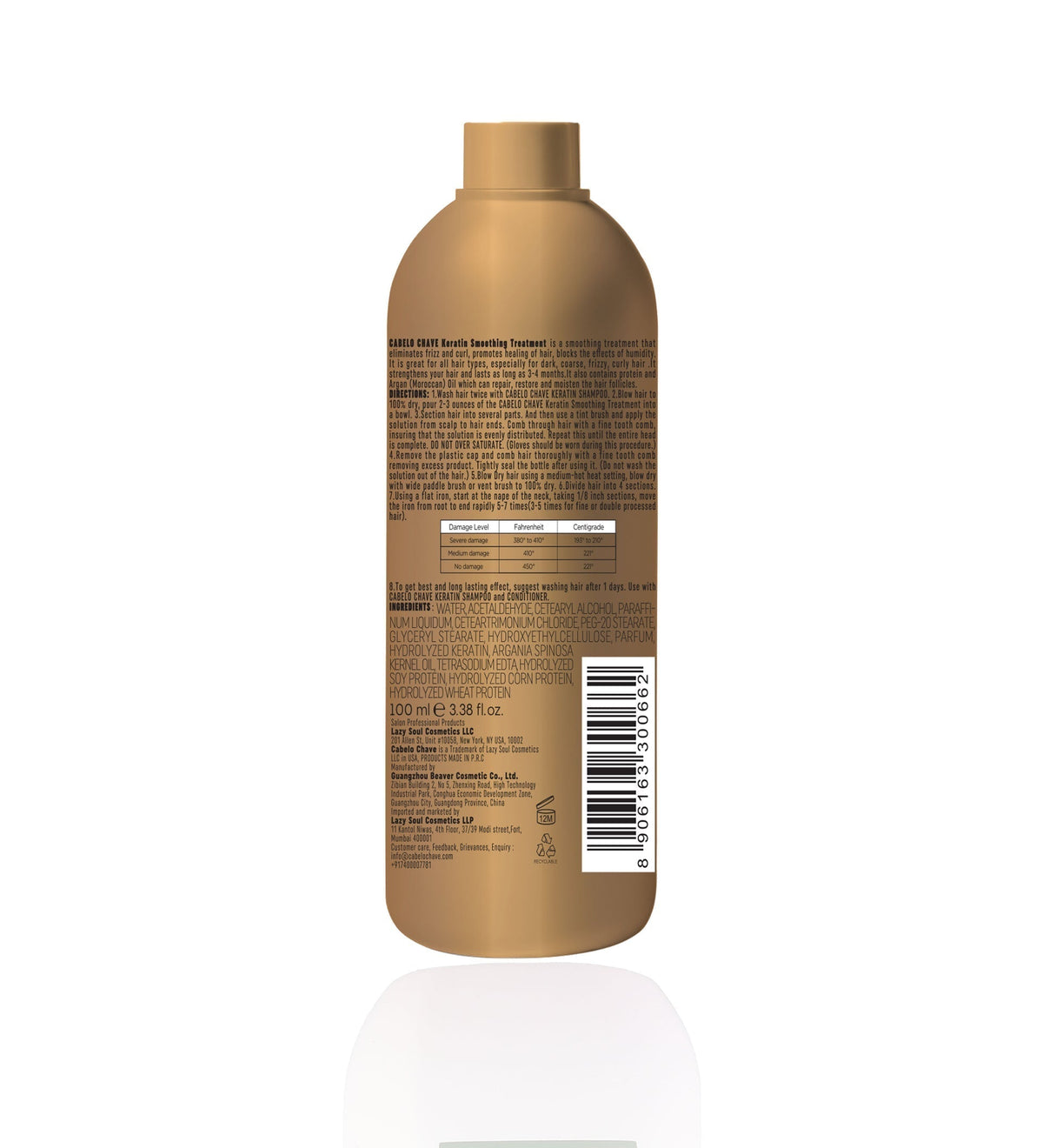 Cabelo Chave Keratin Treatment with Neoplex 1000ml - 2