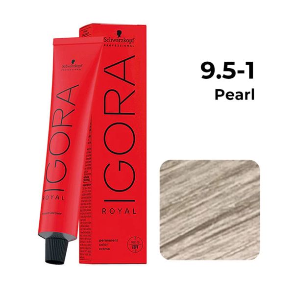 Schwarzkopf Professional Igora Royal Permanent Color Creme (9,5-1 Pearl) - 1