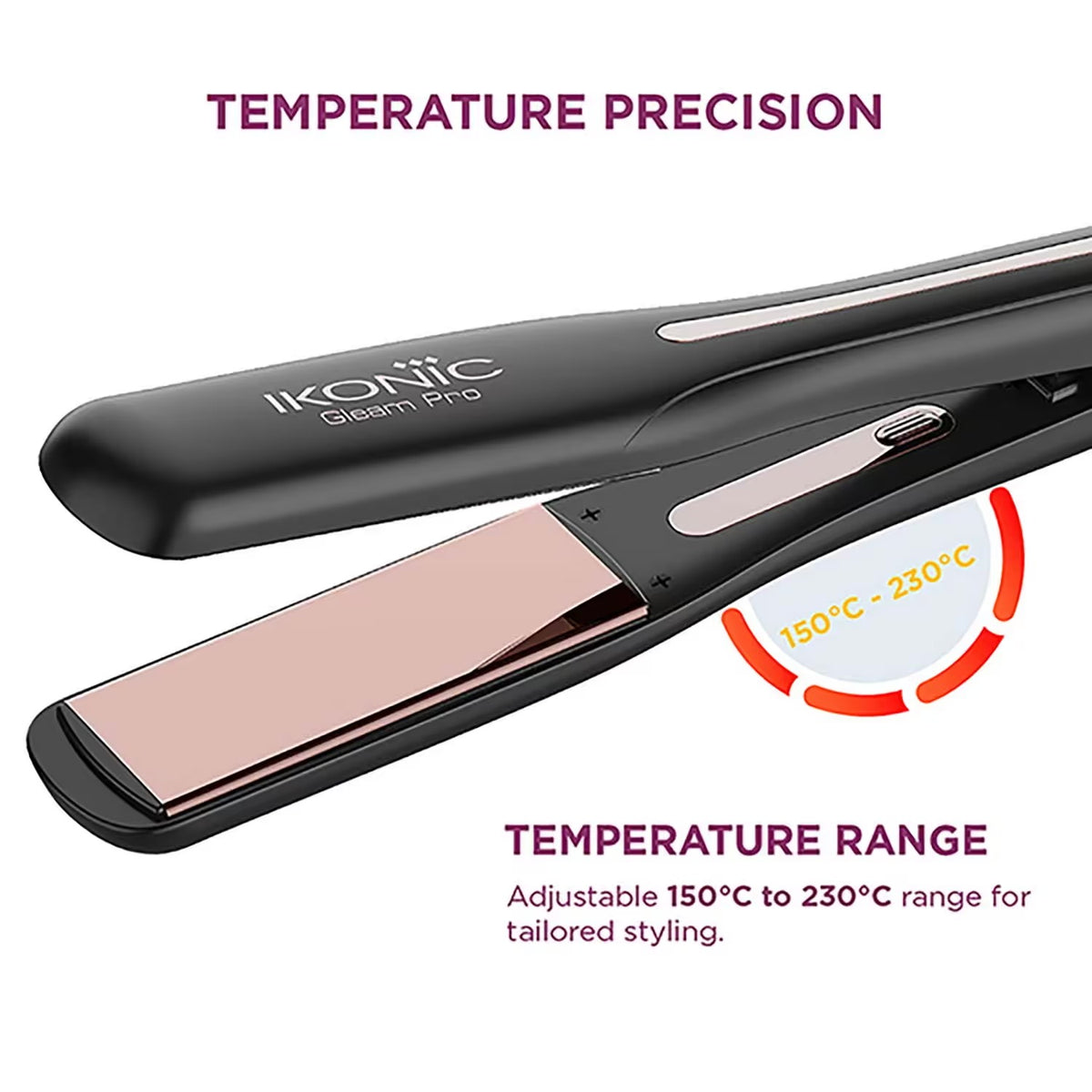 Ikonic Professional Gleam Pro Hair Straightener