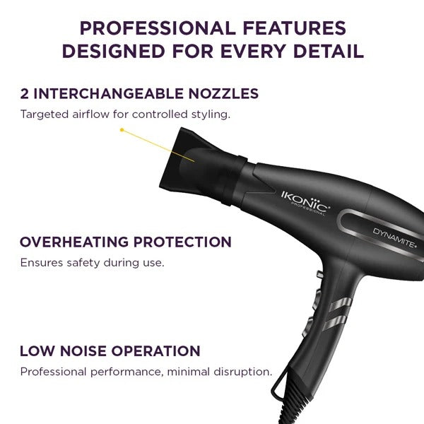 Ikonic Professional Dynamite+ BLDC Hair Dryer 2600-3000W