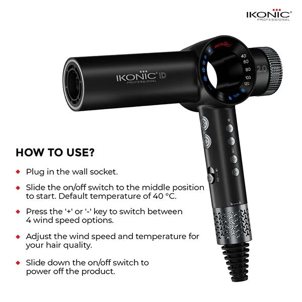 Ikonic Professional ID-2.0 BLDC Hair Dryer 1600W