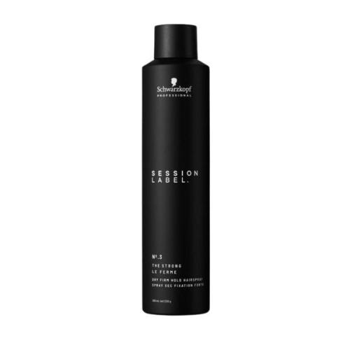 Schwarzkopf Professional Osis + Session Label Strong Hold Hair Super Dry Fix Spray (300ml) - 1