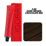 Schwarzkopf Professional Igora Royal Permanent Color Creme (3-68 Dark Brown Chocolate Red) - 1