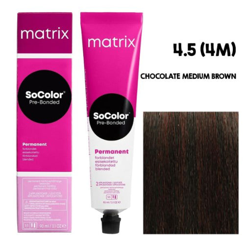 Matrix SOCOLOR 4.5 4M (Chocolate Medium Brown) - 1