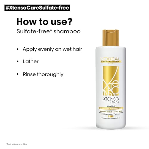 L'OREAL PROFESSIONNEL PARIS Xtenso Care Sulfate-Free* Shampoo 250 Ml, For All Hair Types - 2