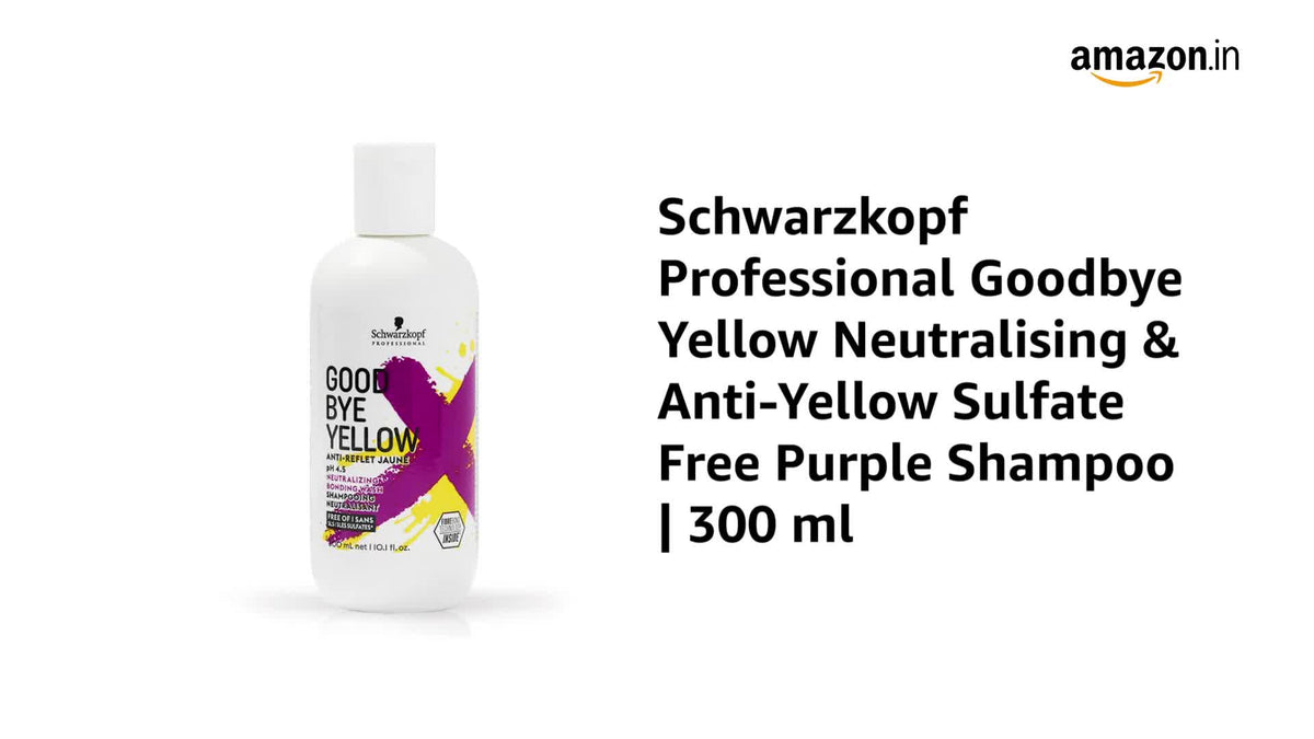 Schwarzkopf Professional Anti-Yellow Purple Shampoo 300 Ml - 4