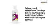 Schwarzkopf Professional Goodbye Yellow Neutralizing Shampoo pH 4.5 (1000ml) - 3