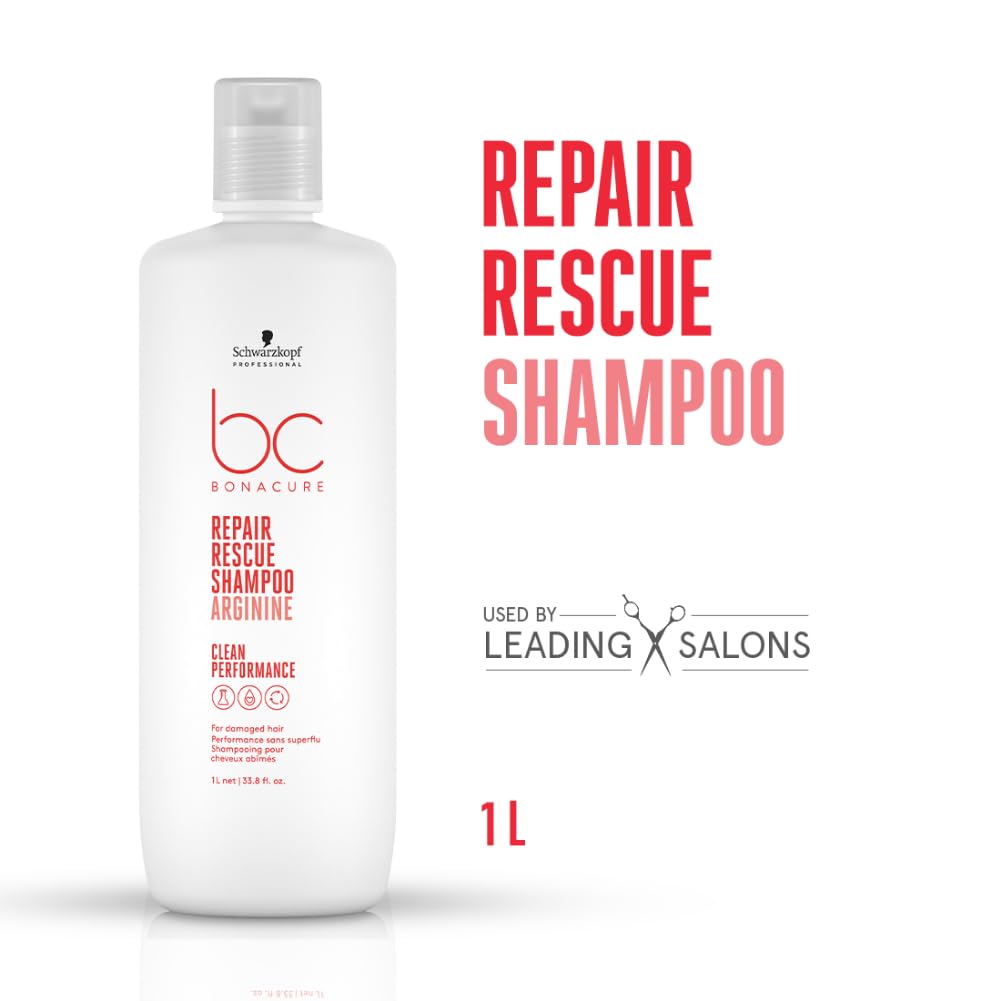 Schwarzkopf Professional Bonacure Repair Rescue Shampoo with Arginine; 1000 ml - 2