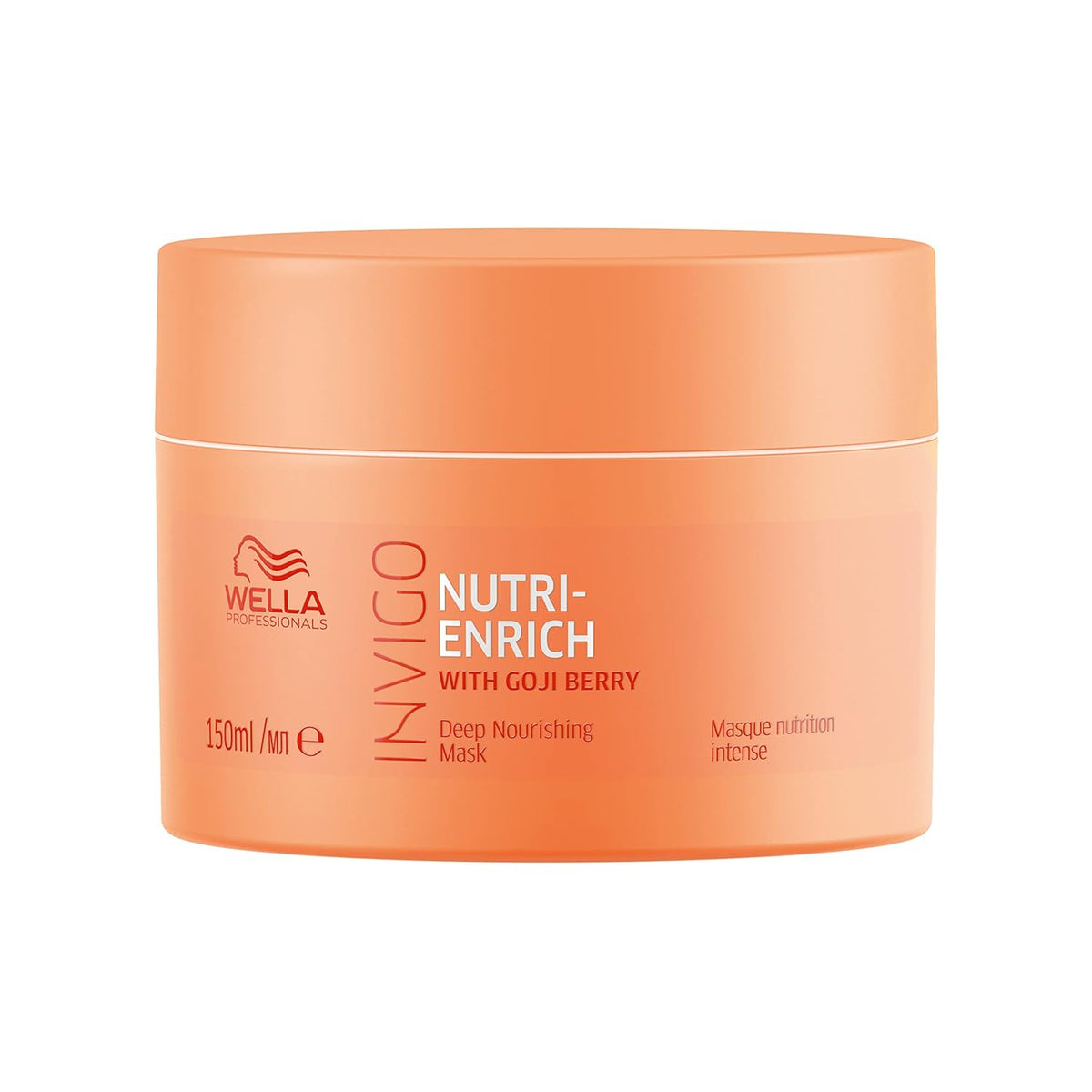 Wella Professionals Invigo Nutri-Enrich Hair Mask | 150 ml | Nourishing, Hydrating Hair Treatment for Dry & Damaged Hair | With Goji Berry Nutrients - 1