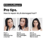 L'OREAL PROFESSIONNEL PARIS Absolut Repair Hair Oil For Dry & Damaged Hair, 90ml 10-In-1 Multi-Benefit Leave-In Hair Oil With Wheat Germ Oil - 4