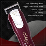 Wahl India 08148-324 Cord/Cordless India Professional Magic Clipper; 0.5-1.2 mm cutting lengths; 90 minute run time; Maroon - 8