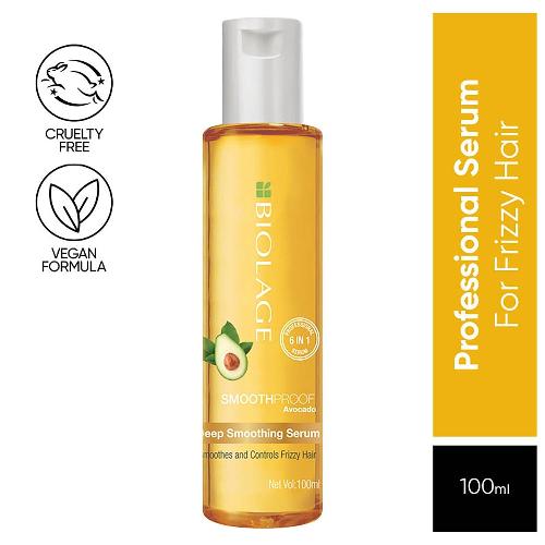 Biolage Smoothproof 6-in-1 Professional Hair Serum for Frizzy Hair |Deep Smoothening With Avocado & Grape Seed Oil | Natural & Vegan - 2