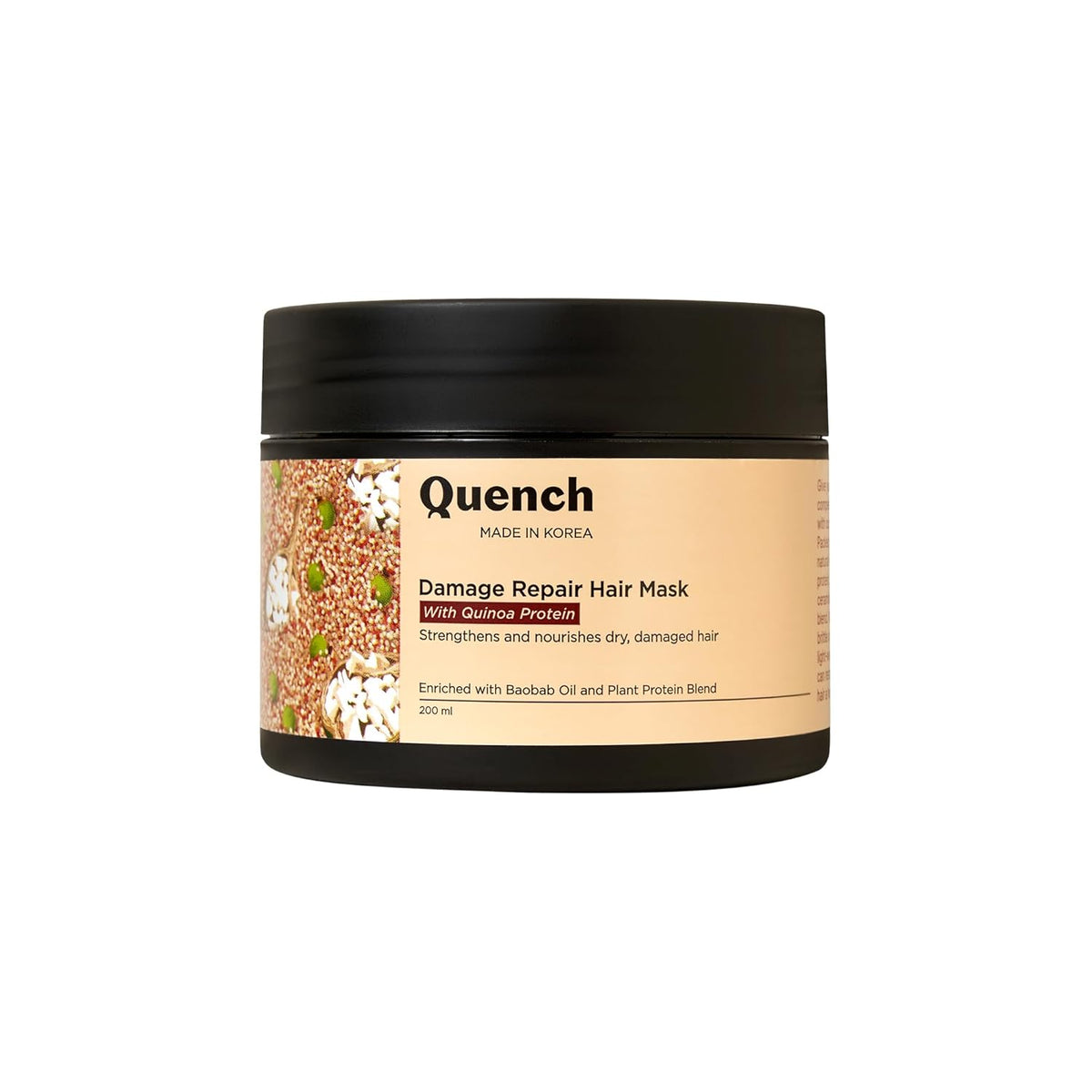 Quench Damage Repair Hair Mask - 200ml - 1