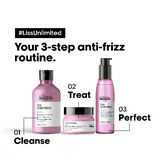 L’Oréal Professionnel Liss Unlimited Hair Mask with Pro-Keratin and Kukui Nut Oil 250gm - 4