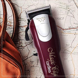 Wahl India 08148-324 Cord/Cordless India Professional Magic Clipper; 0.5-1.2 mm cutting lengths; 90 minute run time; Maroon - 2