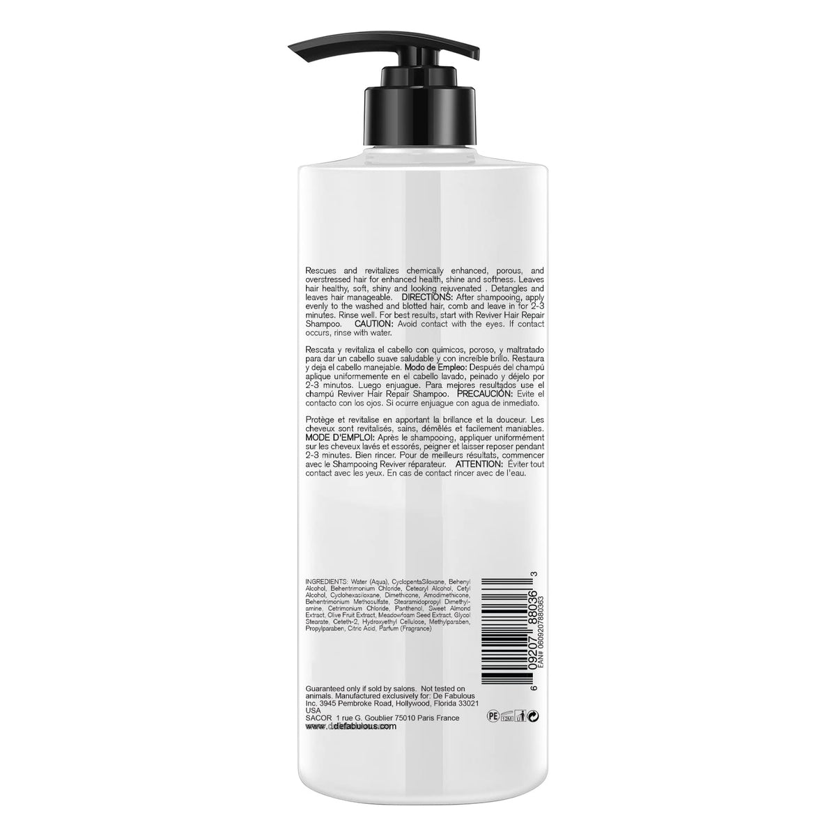 De Fabulous Reviver Hair Repair Conditioner 1000ml - 2