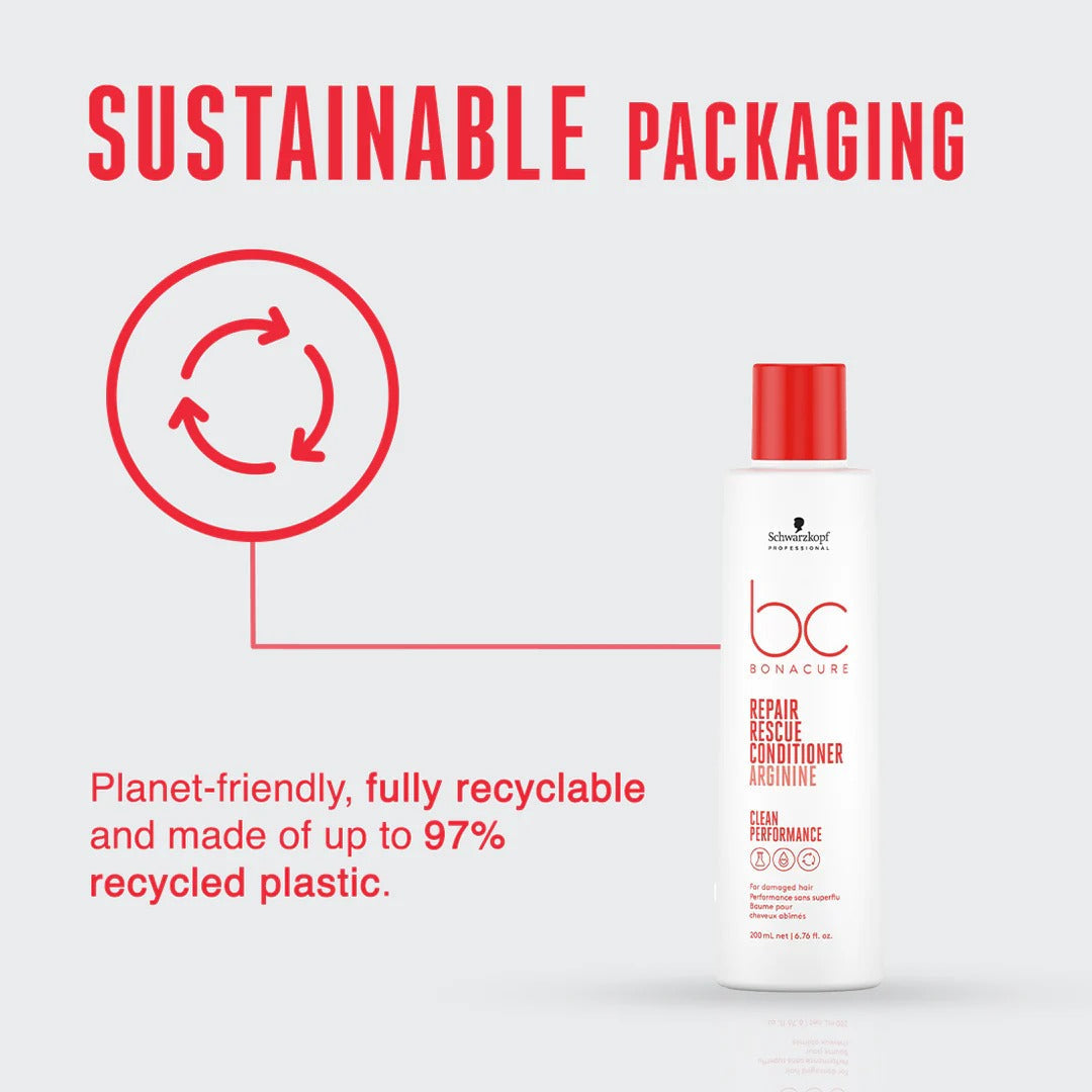 Schwarzkopf Professional Bonacure Repair Rescue Conditioner With Arginine 200ml - 6
