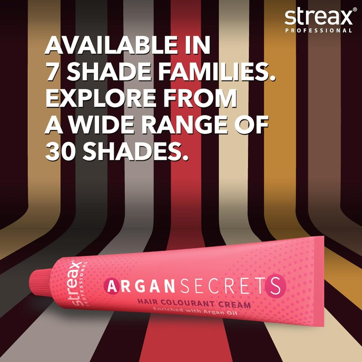 Streax Professional Argan Secrets Permanent Hair Colourant Cream - Natural Black 1 (Enriched with Argan Oil) 60 gm - 4