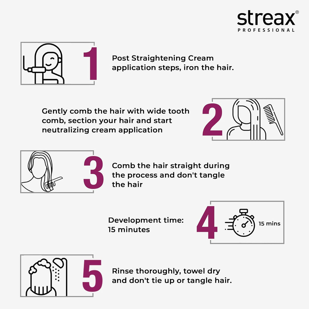 Streax Pro Hair Neutralizing Cream, 500ml - 2
