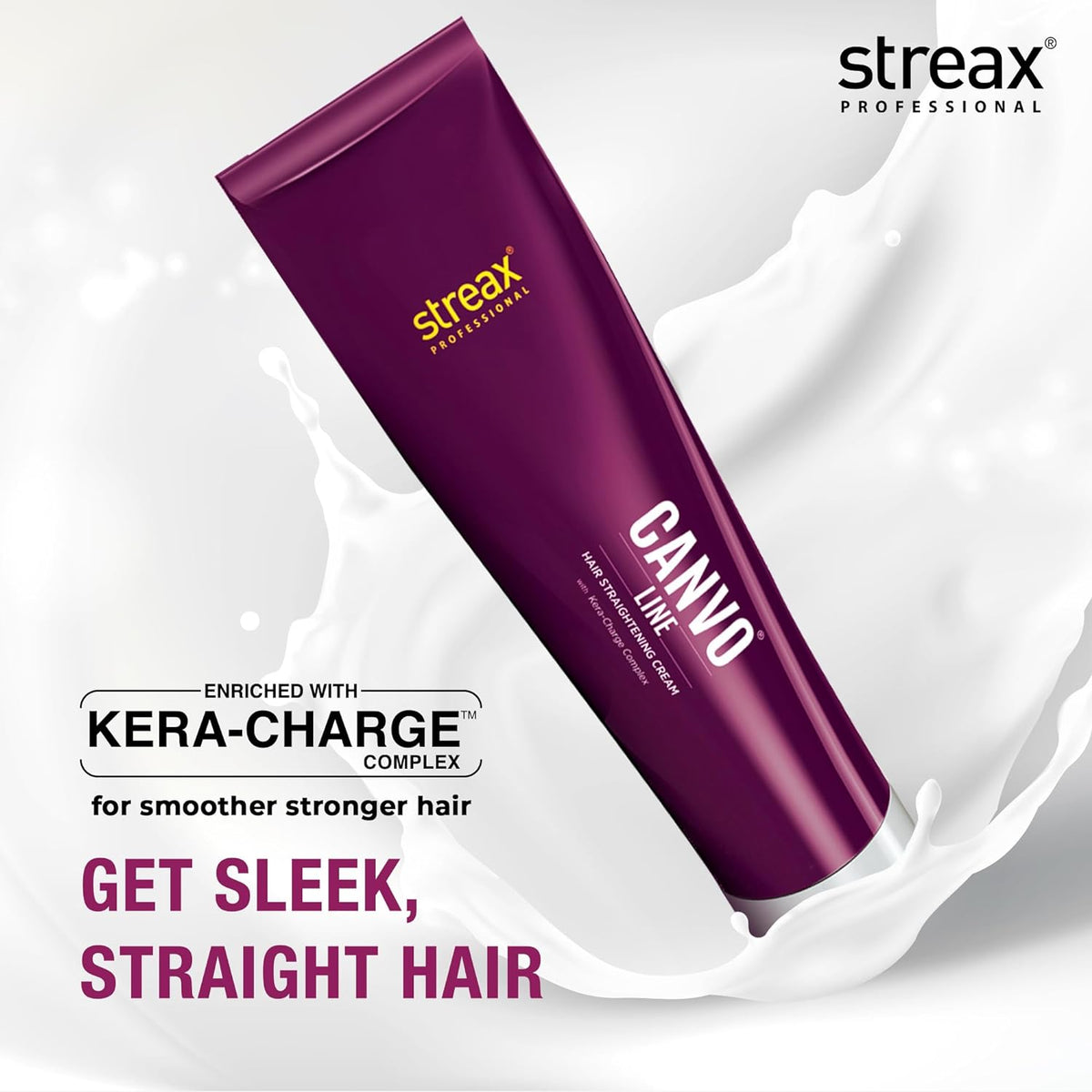 Streax Pro Hair Straightening Cream, Intense, 500ml - 4