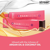Streax Professional Argan Secrets Hair Colourant Cream - Light Beige Blonde 8.32 (60gm) - 5