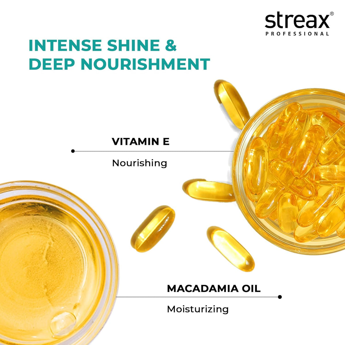 Streax Professional Vitariche Gloss Hair Serum (200 ml) - 4