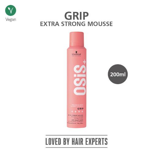 Schwarzkopf Professional OSiS+ Grip Extra Strong Hair Styling Mousse (200ml) - 2
