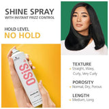 Schwarzkopf Professional OSiS+ Sparkler Hair Styling Shine Spray (300ml) - 3