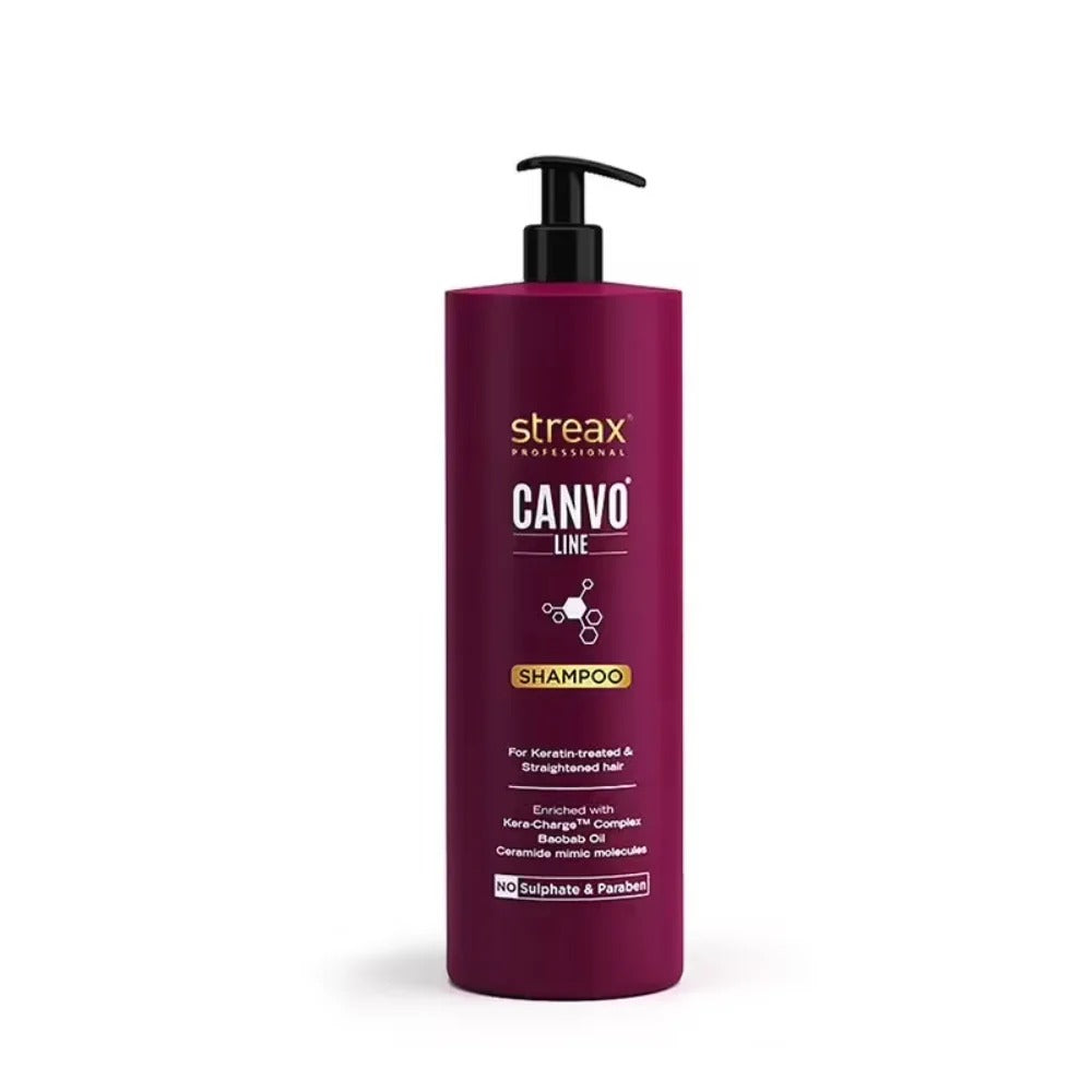 Streax Professional Canvoline Straightening Post Care Shampoo (1500ml) - 1