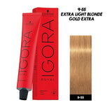 Schwarzkopf Professional Igora Royal Permanent Color Creme (9-55 Extra Light Blonde Gold Extra) - 1