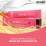 Streax Professional Argan Secrets Hair Colourant Cream - Dark Brown 3 (60gm) - 2