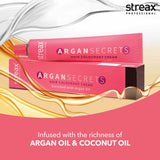 Streax Professional Argan Secrets Permanent Hair Colourant Cream - Burgundy 3.16 - 3