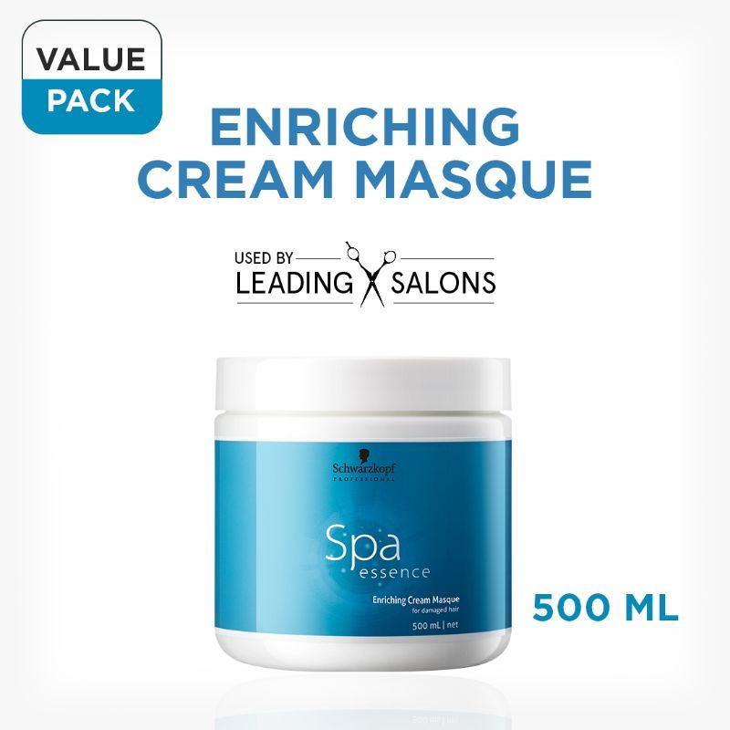 Schwarzkopf Professional Spa Essence Enriching Cream Masque for Damaged Hair (500ml) - 2