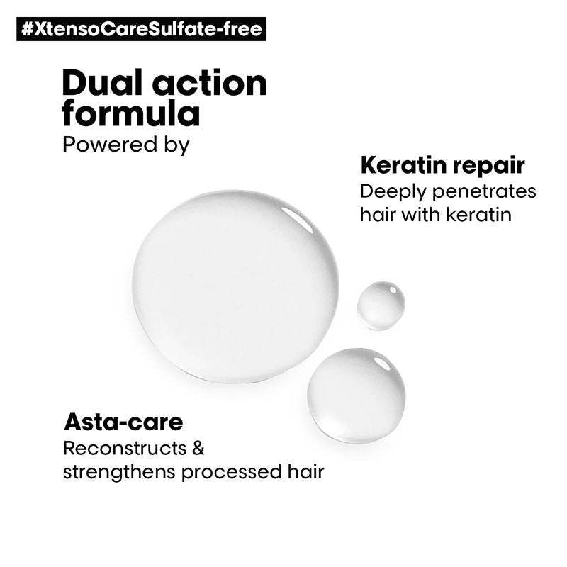 L'Oreal Professionnel X-Tenso Care Shampoo Sulfate Free For Smooth, Manageable Hair - 4
