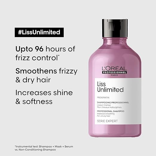L'Oréal Professionnel Liss Unlimited Shampoo for Frizzy & Unruly Hair | With Pro-Keratin  (1500 ml) - 2