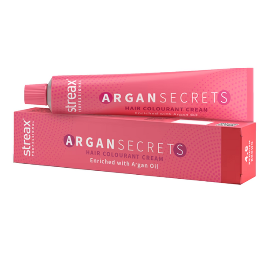 Streax Professional Argan Secret Hair Colourant Cream - Reddish Brown 4.6 - 60gm - 1