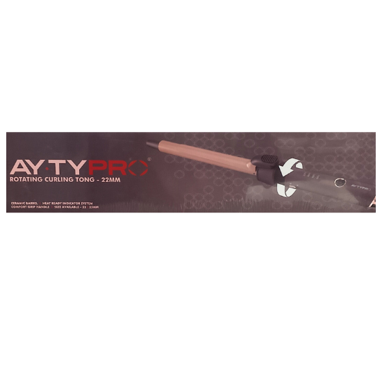 AY.TY Pro Rotating Curling Tong With 22 MM With Barrel - 1