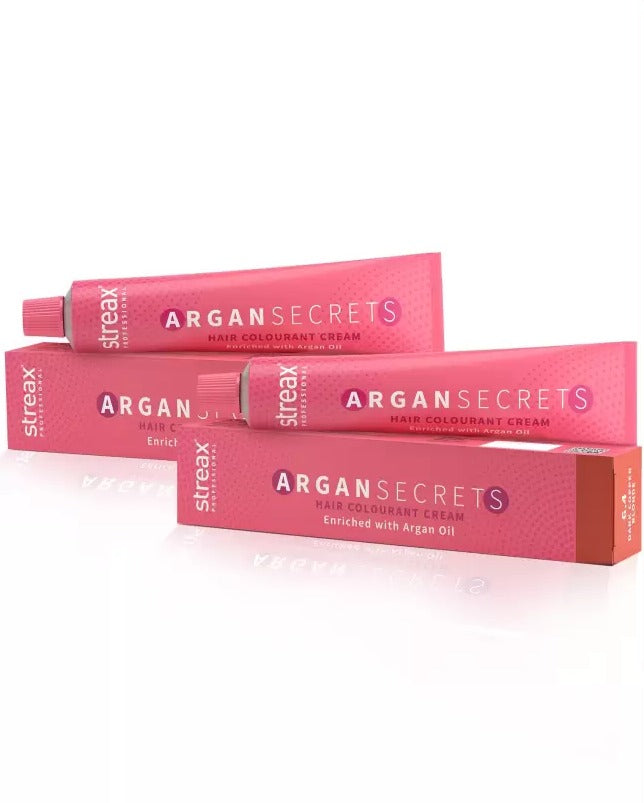 Streax Professional Argan Secrets Hair Colourant Cream - Dark Copper Blonde 6.4 (60gm) - 1