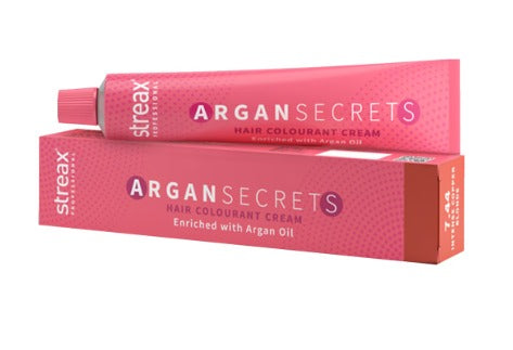 Streax Professional Argan Secret Hair Colourant Cream - Intense Copper Blonde 7.44 - 60gm - 1