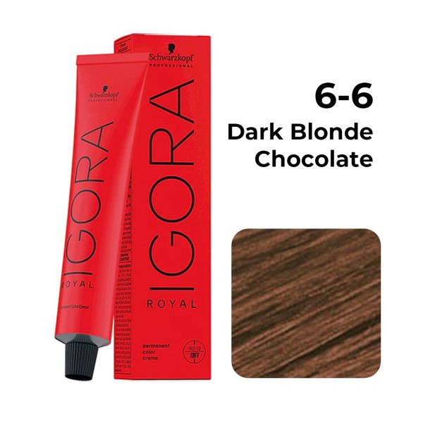 Schwarzkopf Professional Igora Royal Permanent Color Creme (6-6 Dark Blonde Chocolate) - 1