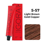 Schwarzkopf Professional Igora Royal Permanent Color Creme (5-57 Light Brown Gold Copper) - 1