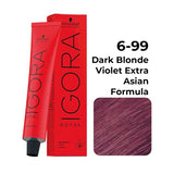 Schwarzkopf Professional Igora Royal Permanent Color Creme (6-99 Dark Blonde Violet Extra Asian Formula) - 1