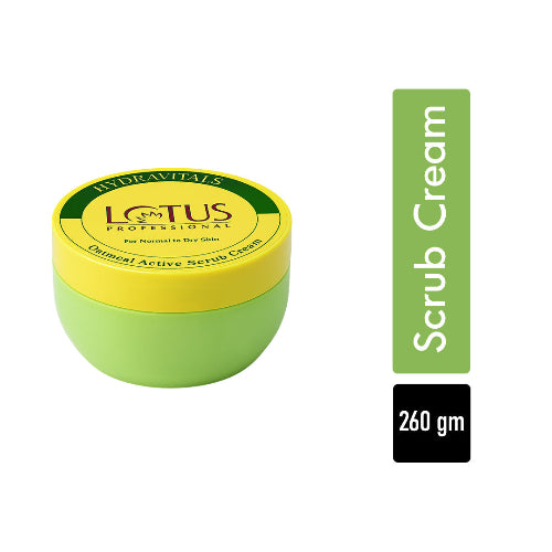 Lotus Professional Hydravitals Oatmeal Active Scrub Cream – 260g - 1