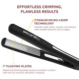 Ikonic Professional Slim Titanium Crimp 2.0 Hair Crimper